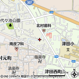 大阪府枚方市野村中町31-7周辺の地図