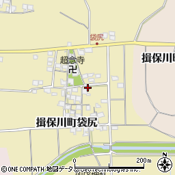 袋尻公民館周辺の地図