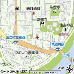 広島県三次市三次町1297-12周辺の地図