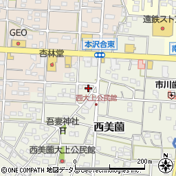 静岡県浜松市浜名区西美薗2483周辺の地図