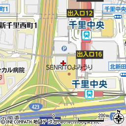 アップ教育企画　レゴスクール・千里中央校周辺の地図