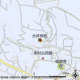 大井神社周辺の地図