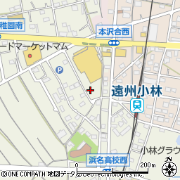 静岡県浜松市浜名区小林1357-1周辺の地図