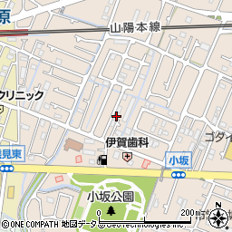 兵庫県姫路市広畑区小坂58周辺の地図
