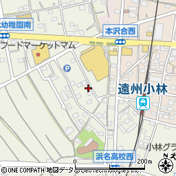 静岡県浜松市浜名区小林1353周辺の地図