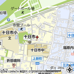 広島県三次市十日市中4丁目周辺の地図