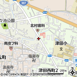大阪府枚方市野村中町44周辺の地図