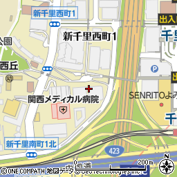 持田製薬株式会社　大阪北事業所周辺の地図