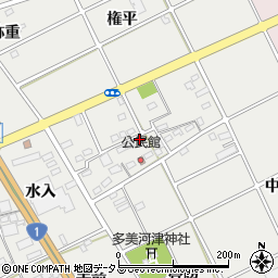 愛知県豊川市宿町（中島）周辺の地図