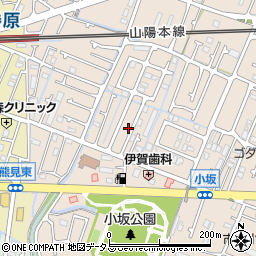兵庫県姫路市広畑区小坂58-8周辺の地図