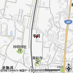 愛知県知多郡美浜町布土平井周辺の地図