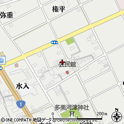 愛知県豊川市宿町中島105-1周辺の地図