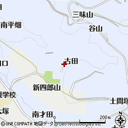京都府綴喜郡井手町多賀古田周辺の地図