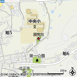 圓覚院周辺の地図