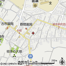 三重県津市芸濃町椋本757周辺の地図