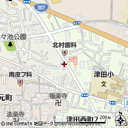 大阪府枚方市野村中町44-6周辺の地図