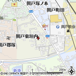 興戸公民館周辺の地図