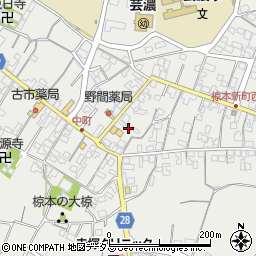 三重県津市芸濃町椋本758周辺の地図