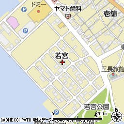 愛知県蒲郡市三谷町若宮133周辺の地図