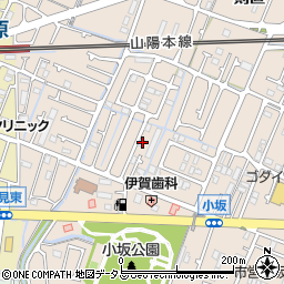 兵庫県姫路市広畑区小坂58-16周辺の地図