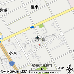 愛知県豊川市宿町中島105周辺の地図