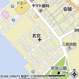 愛知県蒲郡市三谷町若宮129周辺の地図