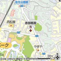 大阪府枚方市伊加賀南町6-4周辺の地図
