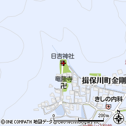 兵庫県たつの市揖保川町金剛山623周辺の地図