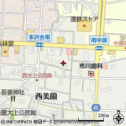 静岡県浜松市浜名区西美薗2513周辺の地図