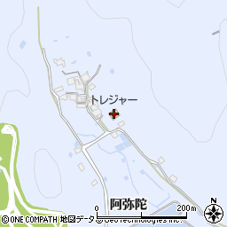 トレジャー周辺の地図