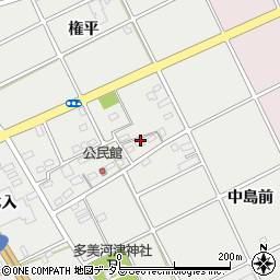 愛知県豊川市宿町中島45周辺の地図