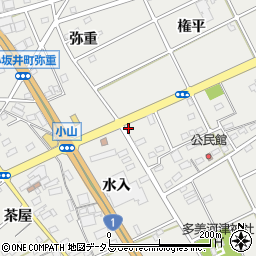 愛知県豊川市宿町中島81周辺の地図