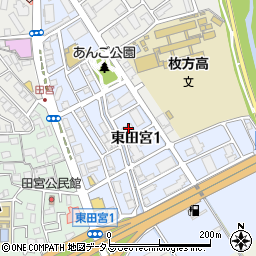東大阪建設業保険事務組合周辺の地図