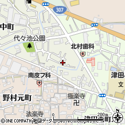 大阪府枚方市野村中町31-2周辺の地図
