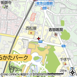 大阪府枚方市伊加賀南町2-38周辺の地図