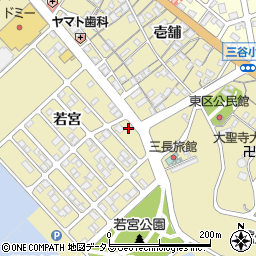 愛知県蒲郡市三谷町若宮170-1周辺の地図