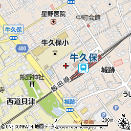 愛知県豊川市牛久保町城跡106周辺の地図