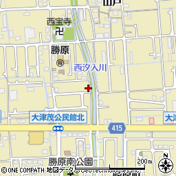 兵庫県姫路市勝原区宮田131周辺の地図