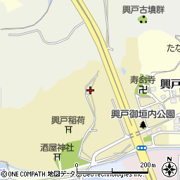 京都府京田辺市興戸宮ノ前43周辺の地図