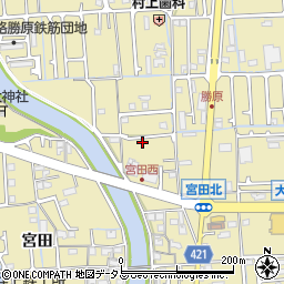 兵庫県姫路市勝原区宮田259周辺の地図