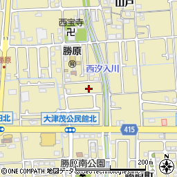 兵庫県姫路市勝原区宮田132周辺の地図