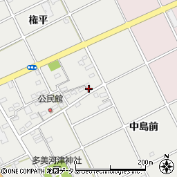 愛知県豊川市宿町中島124周辺の地図