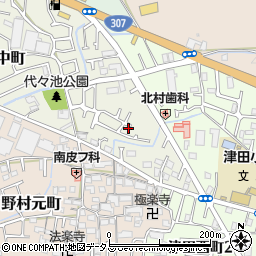 大阪府枚方市野村中町31-4周辺の地図
