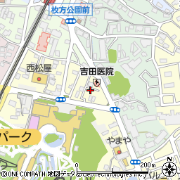 大阪府枚方市伊加賀南町6-1周辺の地図