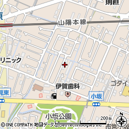 兵庫県姫路市広畑区小坂58-17周辺の地図