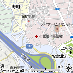 兵庫県宝塚市泉町1周辺の地図