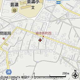 三重県津市芸濃町椋本1819周辺の地図