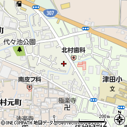 大阪府枚方市野村中町39周辺の地図