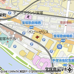 ティップネス　宝塚店周辺の地図