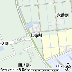 愛知県西尾市一色町細川（七番割）周辺の地図